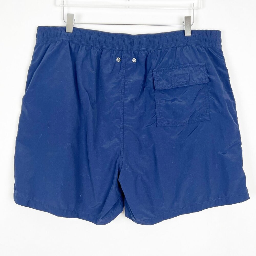 Polo Ralph Lauren Swim Trunks Mens Size XXL 5" Board Short Blue Nylon Mesh Lined - Picture 14 of 15